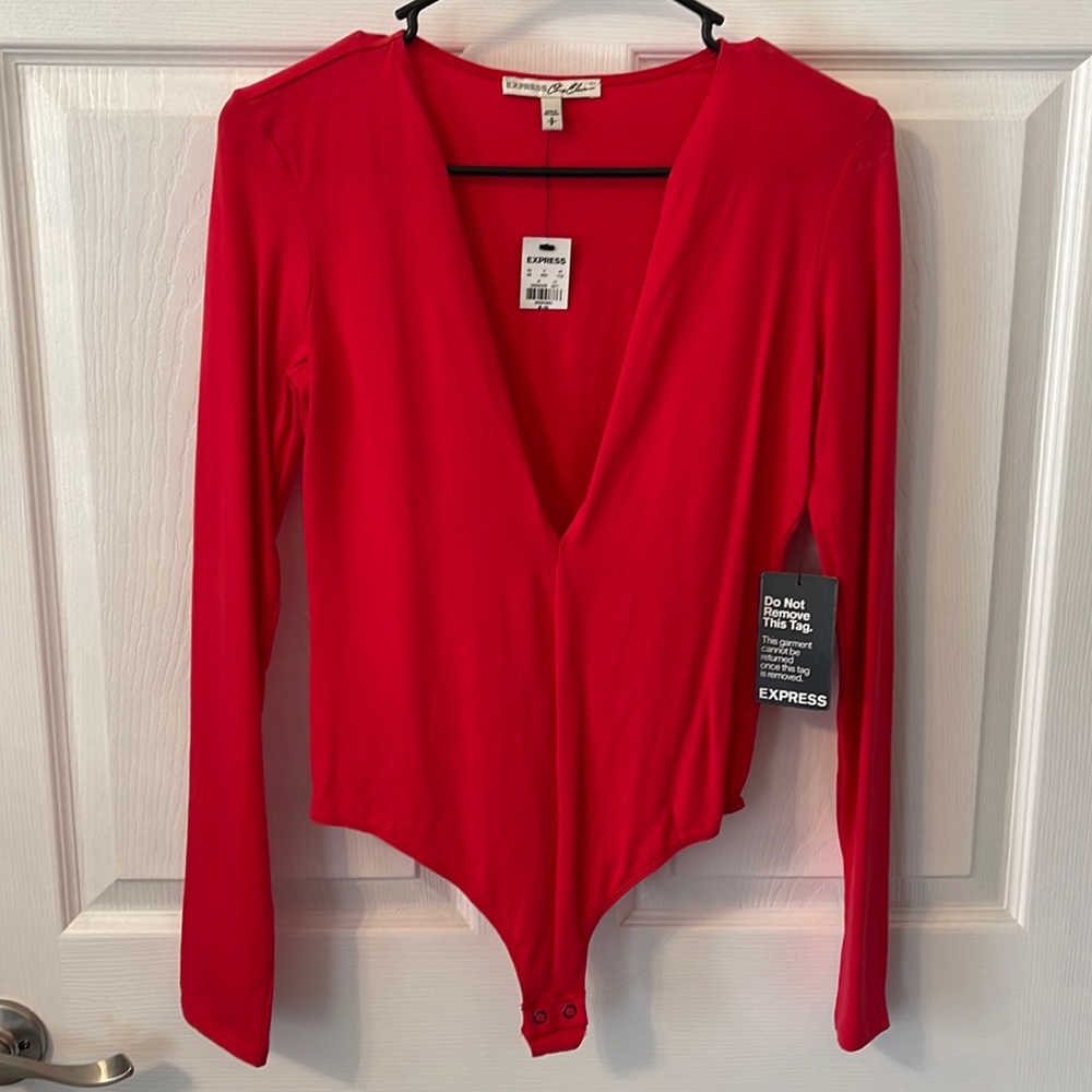 Express V Neck Bodysuit